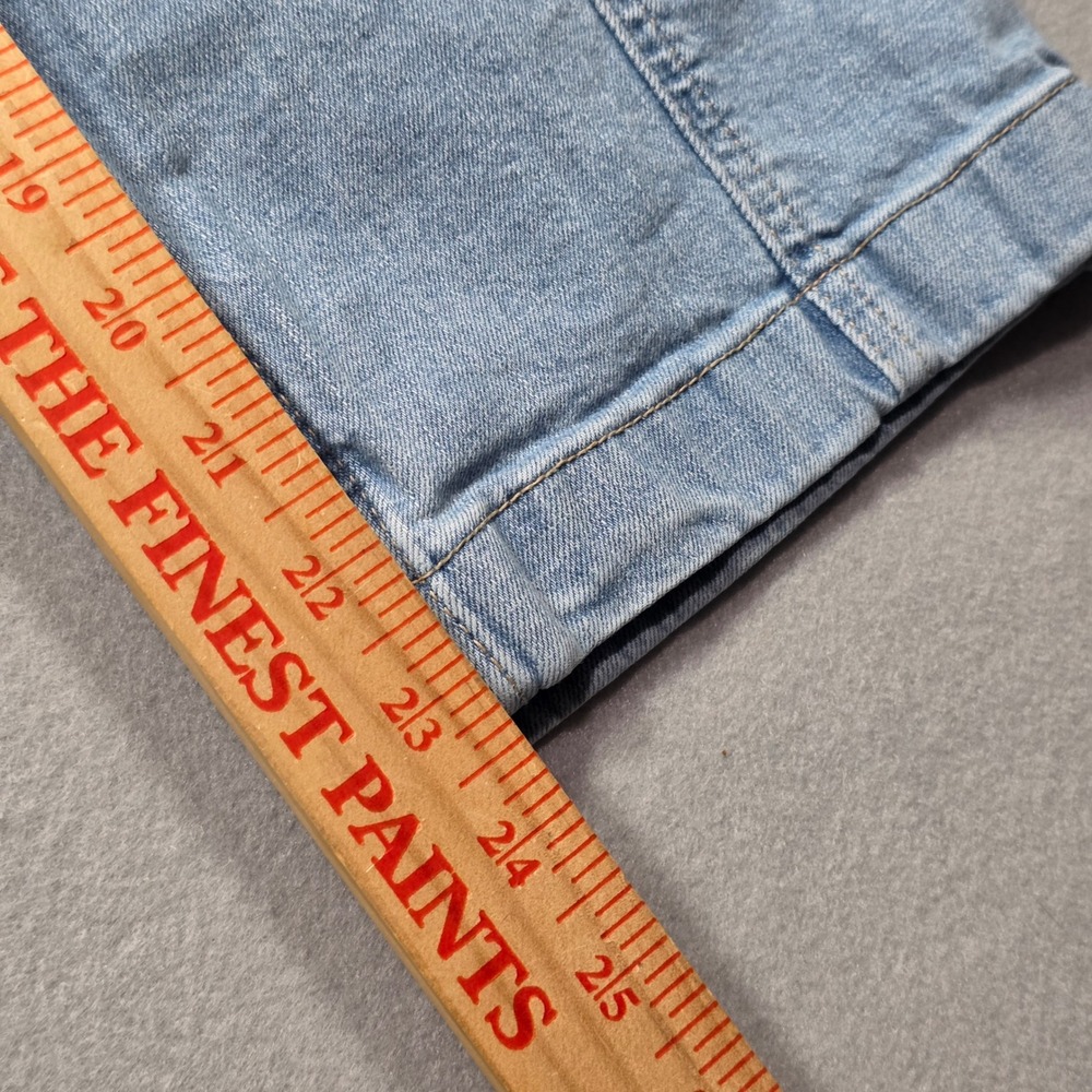 Abercrombie Kids High Rise Wide Leg Cargo Jeans - Light Wash - Youth Size 13/14 - Picture 5 of 7